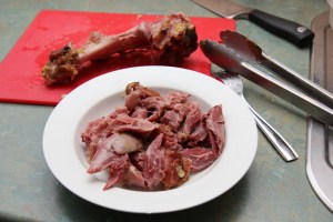 Not a nice job, but there is plenty of meat on the hock.