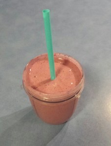 So thick that the straw stands alone!